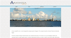 Desktop Screenshot of amansacapital.com