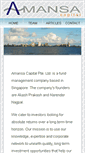 Mobile Screenshot of amansacapital.com