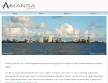 Tablet Screenshot of amansacapital.com